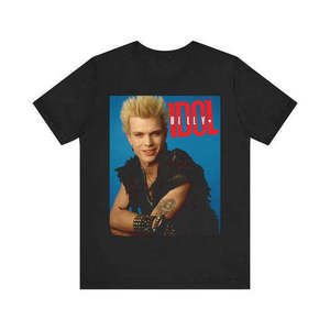 Billy Idol Retro T-shirt - Music Tour Shirt, Gift for Fans
